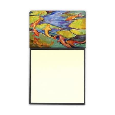Carolines Treasures Carolines Treasures JMK1115SN Koi Sticky Note Holder JMK1115SN